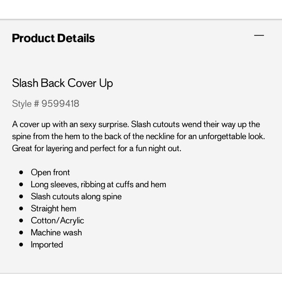 Express slash back cardigan sweater. Xsmall. - Picture 2 of 3